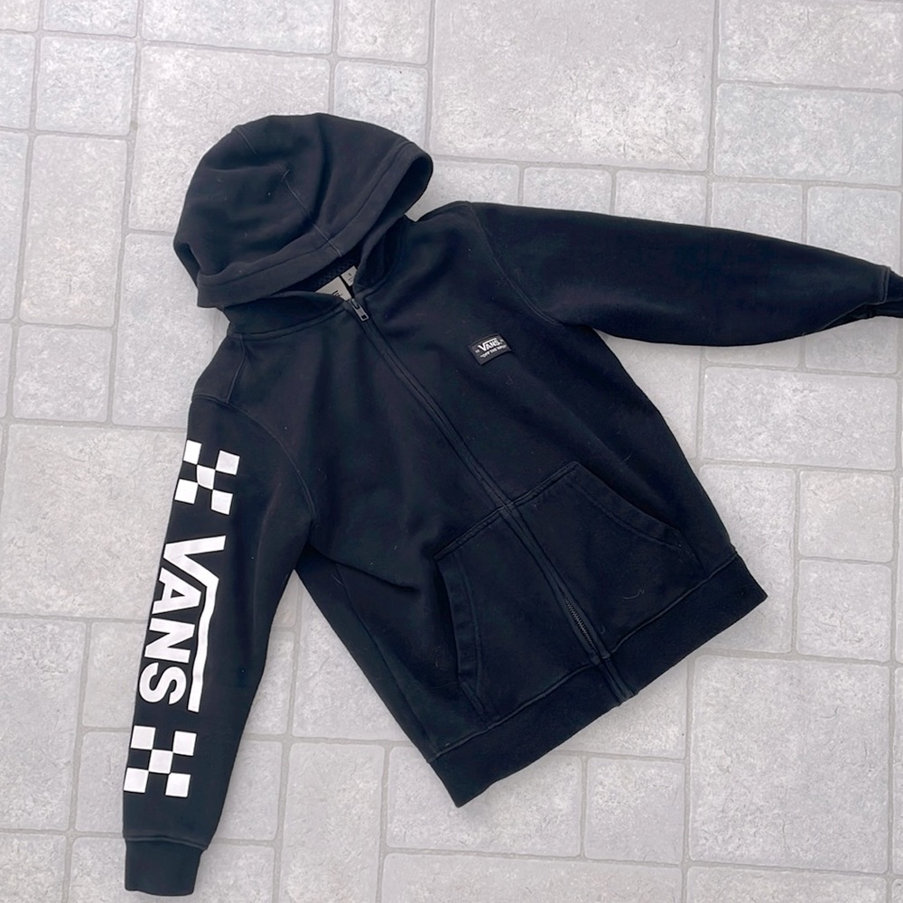 VANS boys youth zipper sweatshirt
